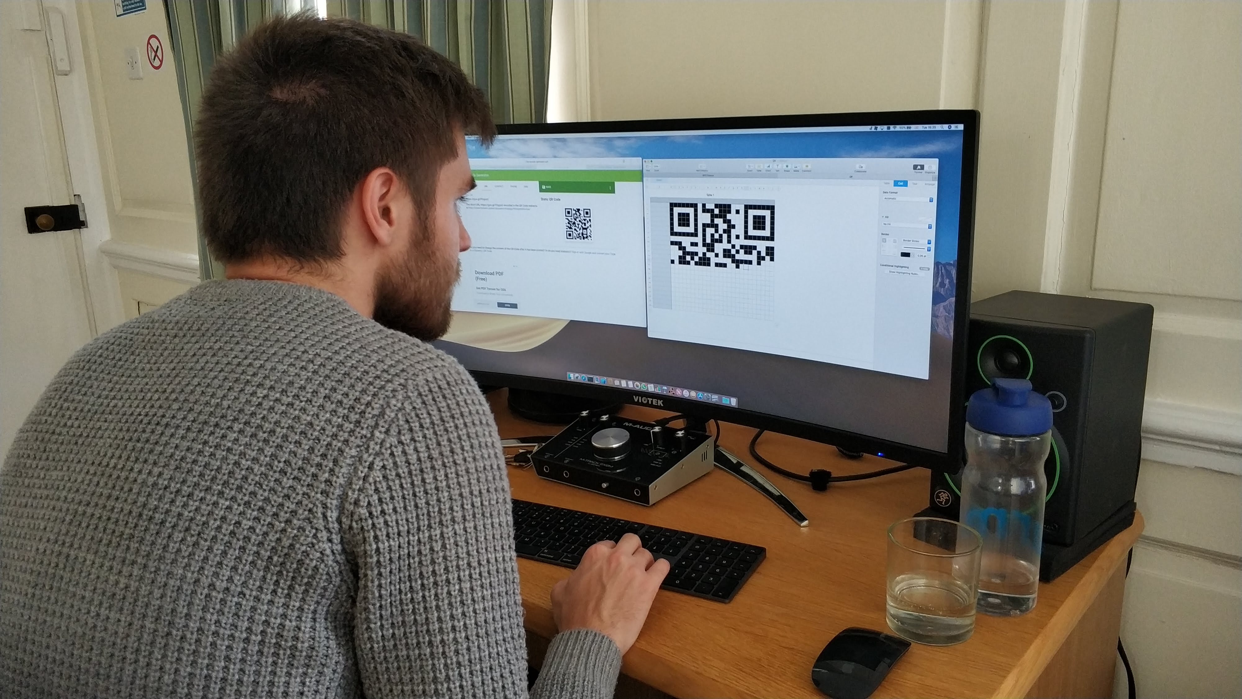 Coping the QR code
